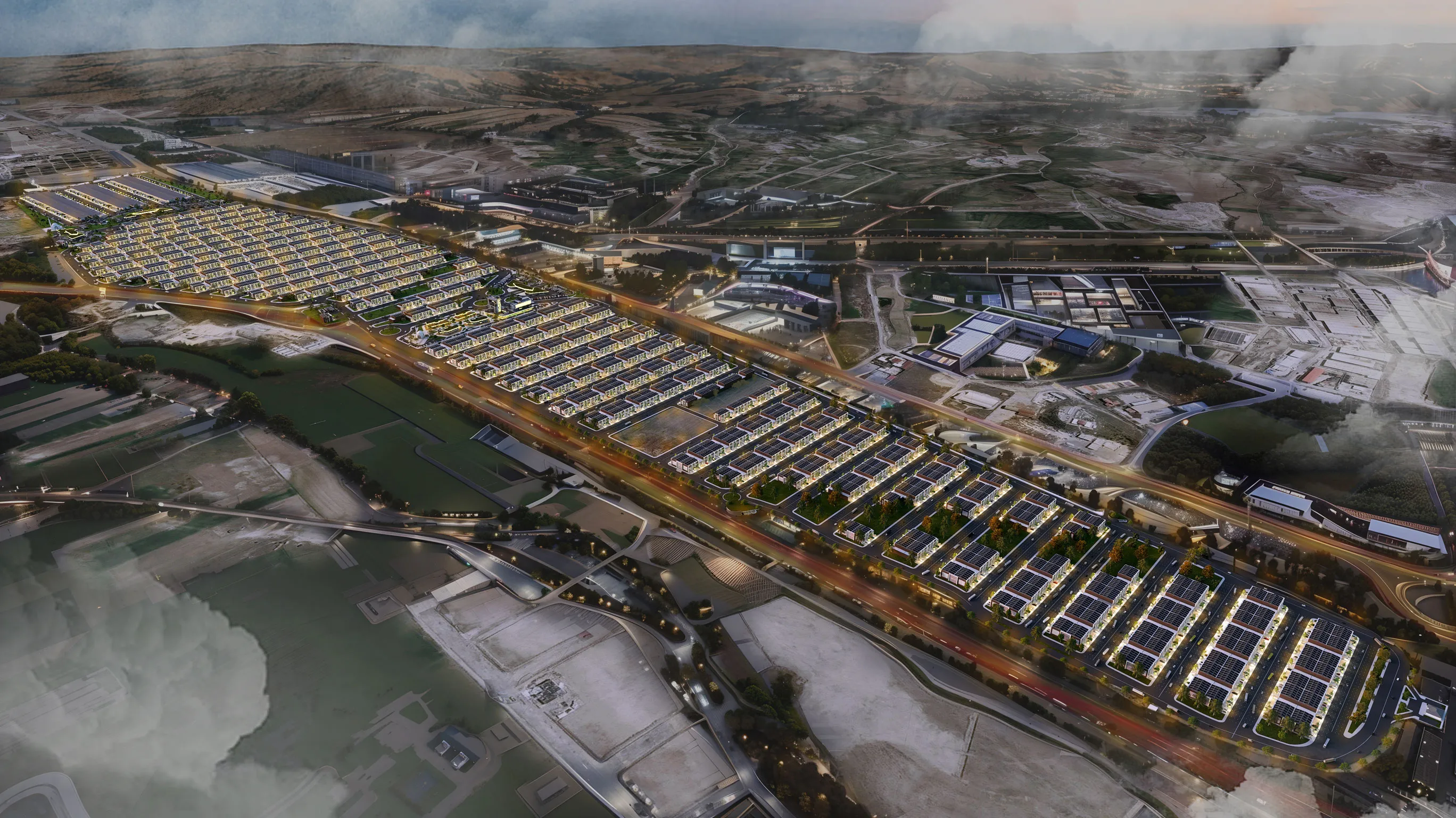 Construction of 651 Collective Workplaces in Kahramankazan, Ankara
